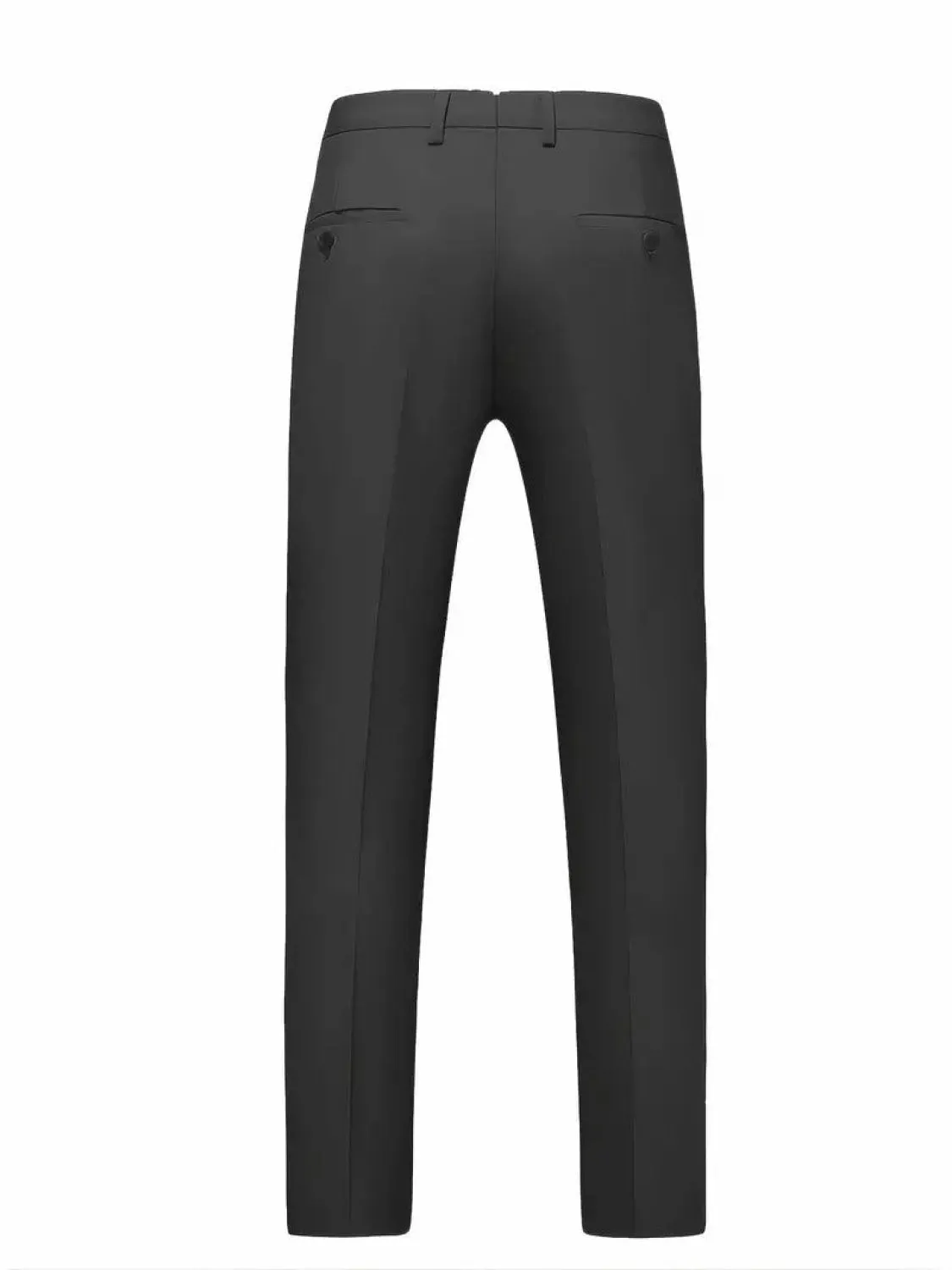 3 Pieces Mens Suit Slim Fit Solid Peak Lapel Tuxedos Groomsmen (Blazer vest Pants)