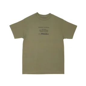 5 YEAR ANNIVERSARY T-SHIRT ARMY GREEN