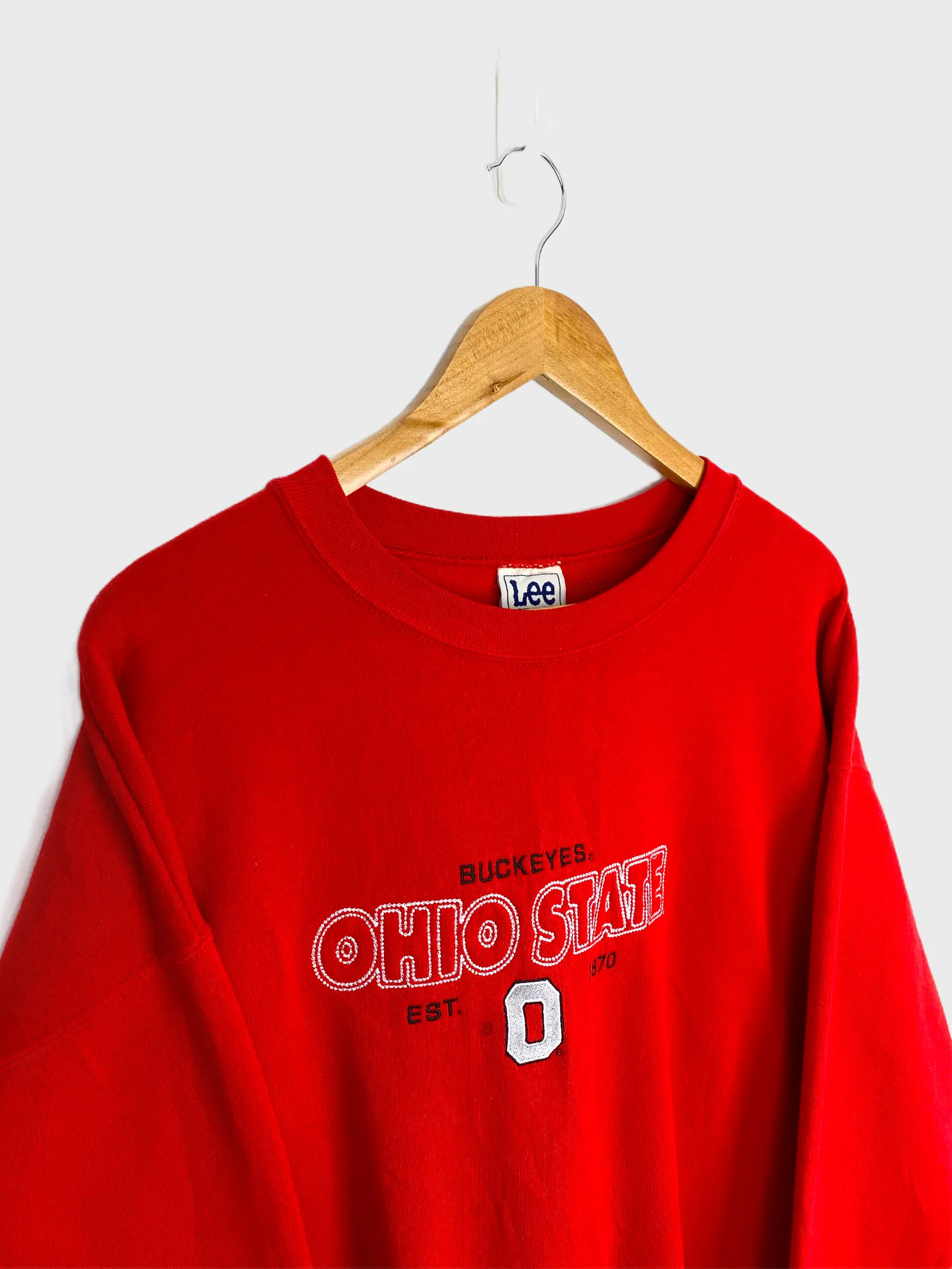 90's Ohio State Buckeyes Embroidered Vintage Sweatshirt Size M