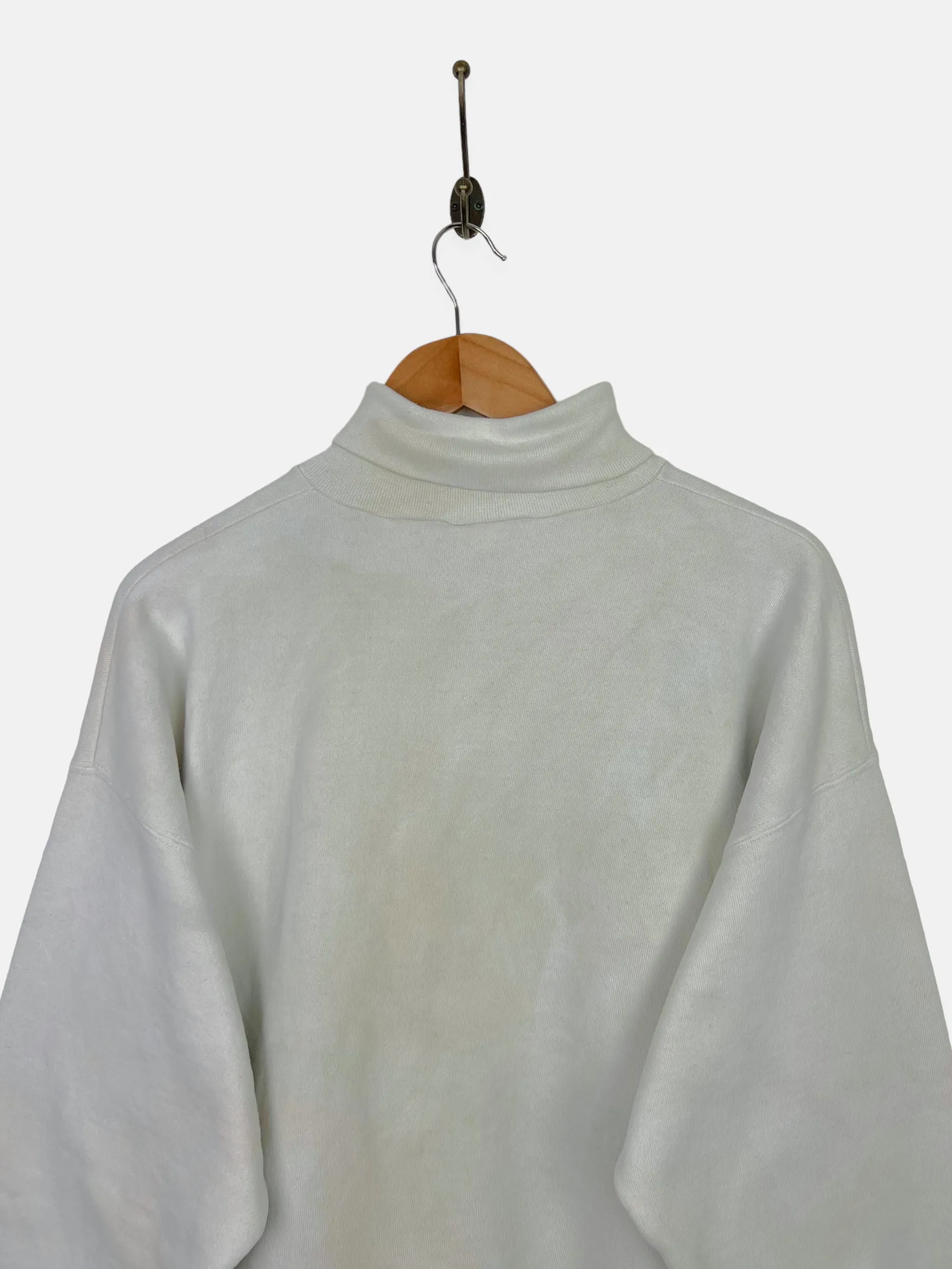 90's Pittsburgh Penguins NHL USA Made Vintage Turtle-Neck Sweatshirt Size M