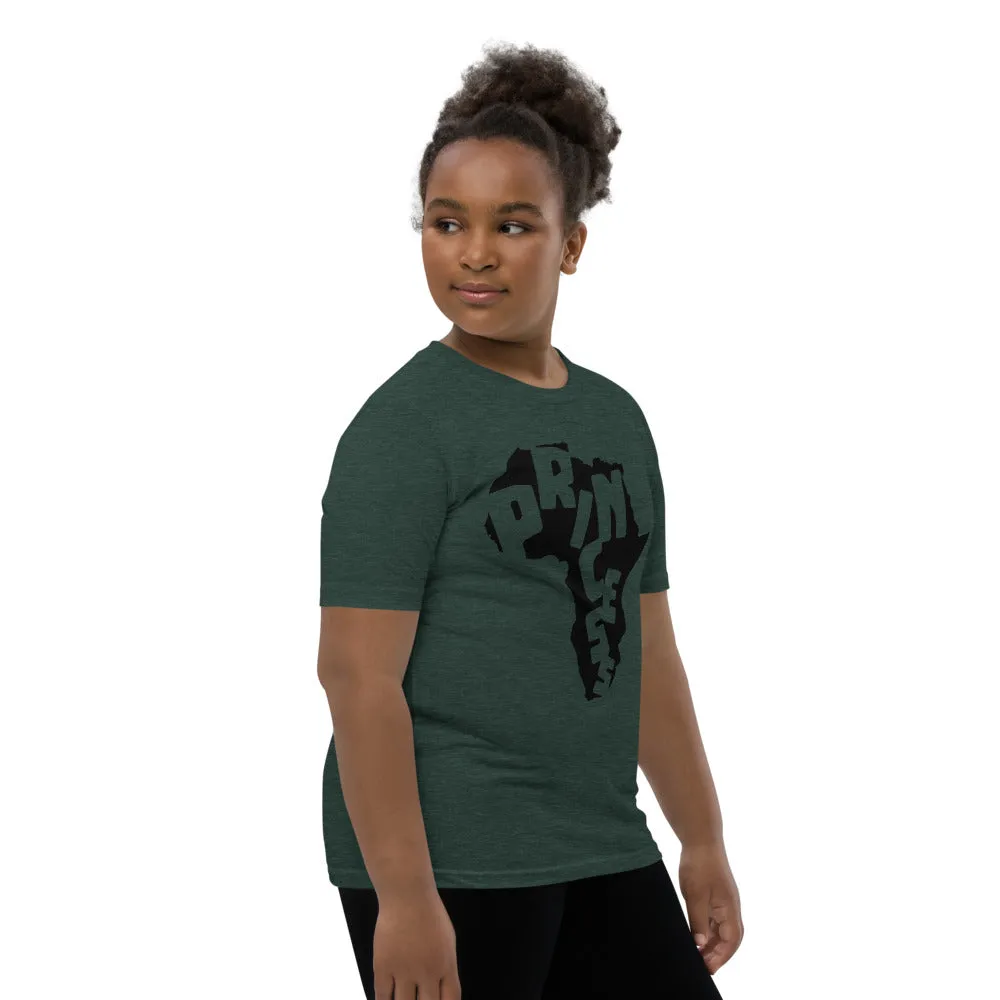 African Princess Youth Short Sleeve T-Shirt