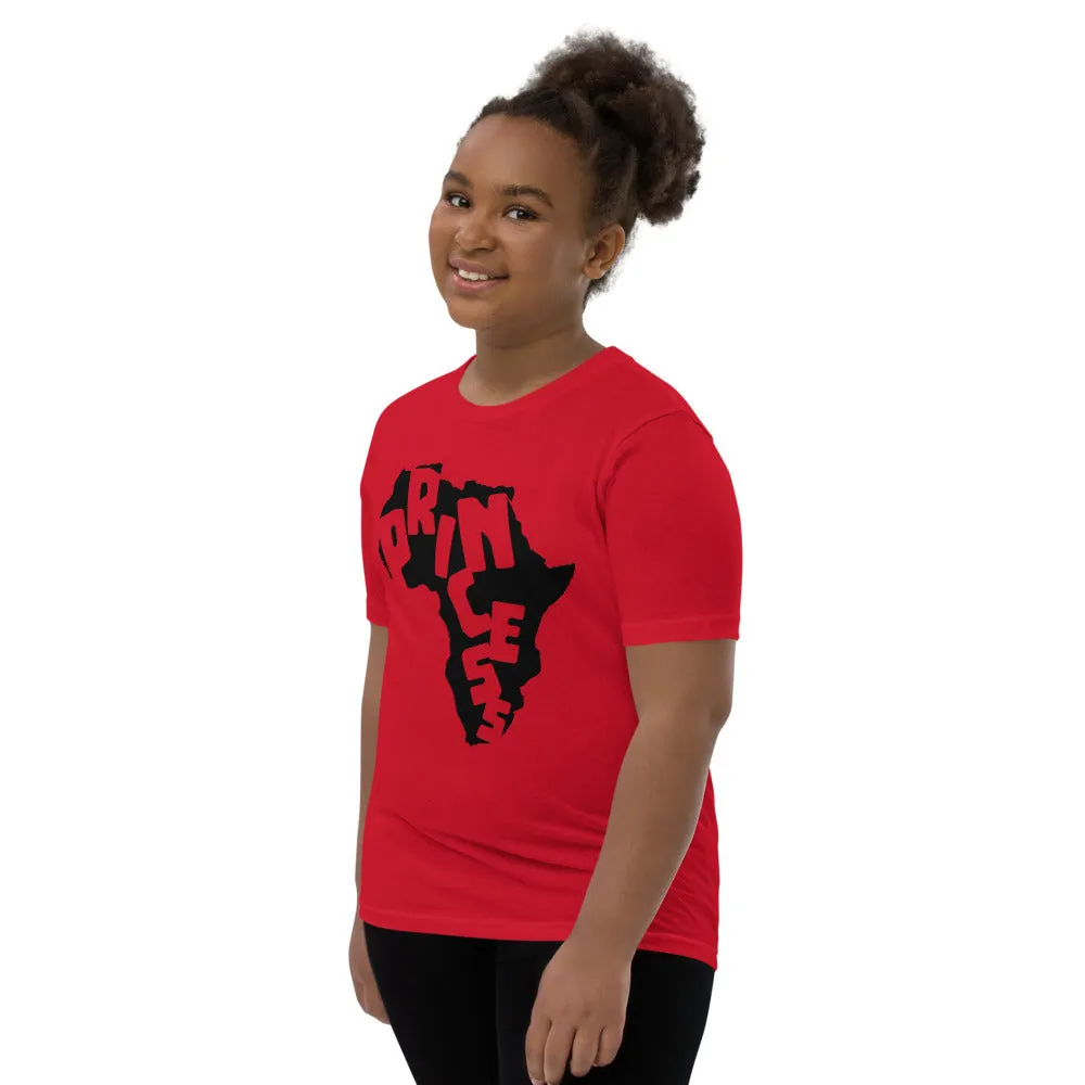 African Princess Youth Short Sleeve T-Shirt