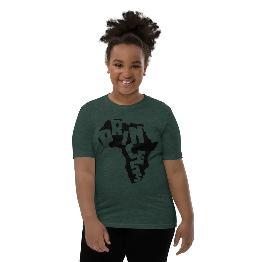 African Princess Youth Short Sleeve T-Shirt