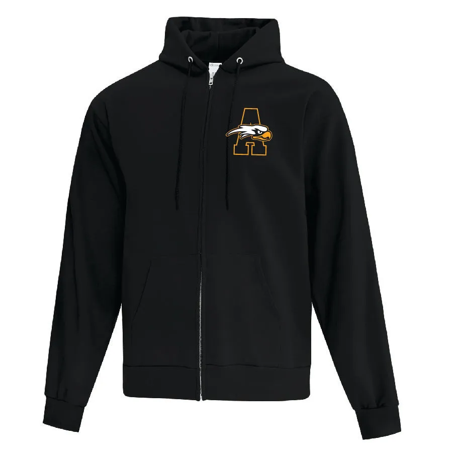 AMS Outline A Unisex Left Chest Zip Hoodie (T5F2600)