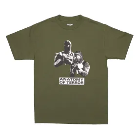 ANATOMY OF TERROR T-SHIRT ARMY GREEN