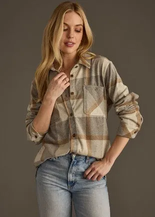 Becca Plaid Button Up Shirt