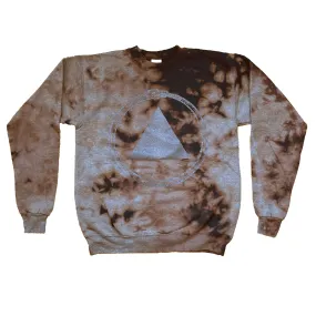 Bleach Splattered Crew Neck Sweatshirt