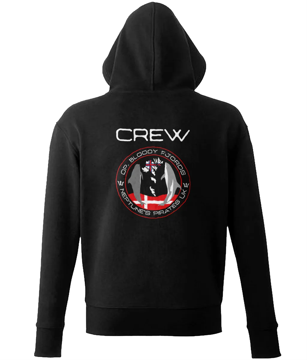 Bloody Fjords Crew Unisex Zip Hoodie