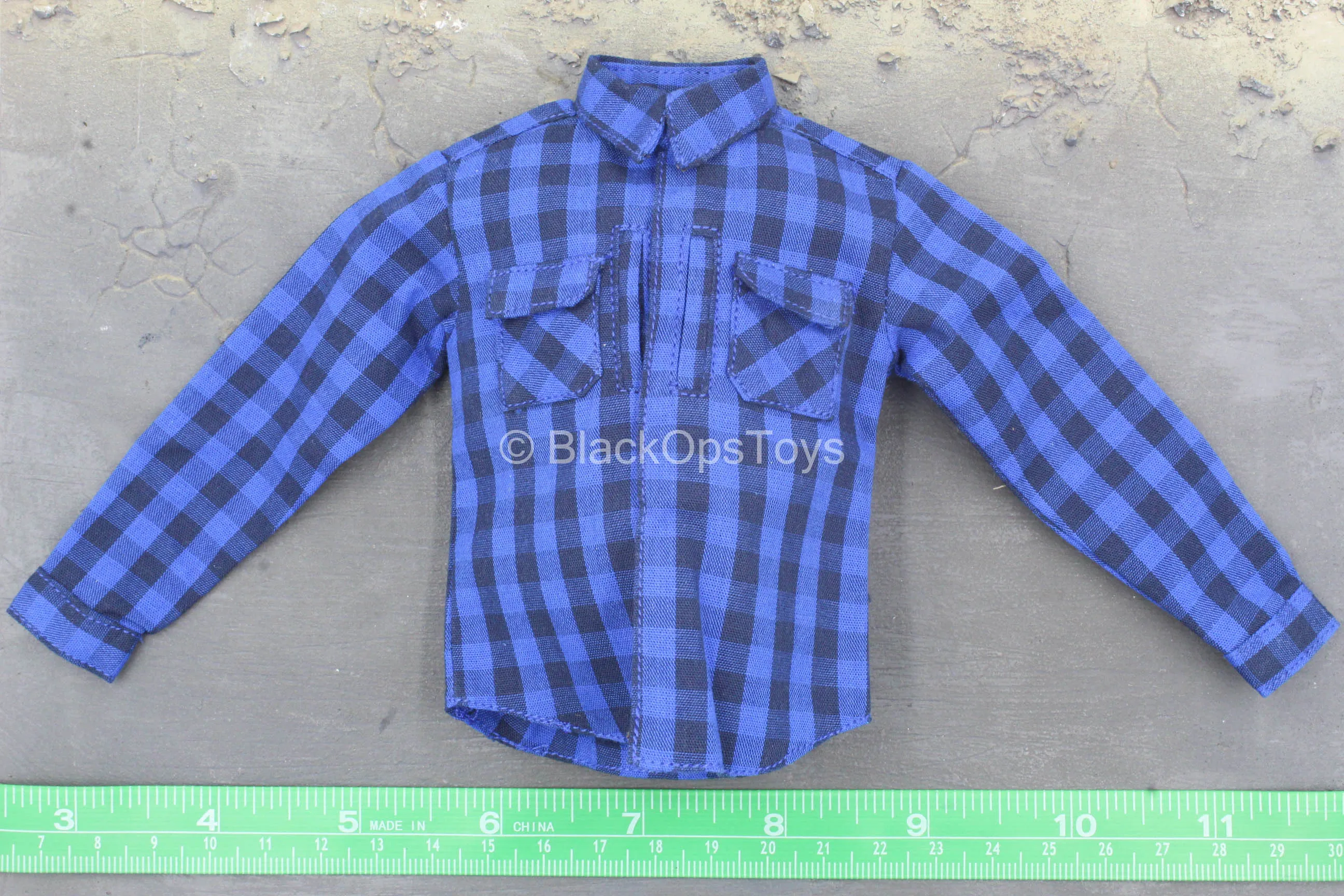 Blue Plaid Shirt