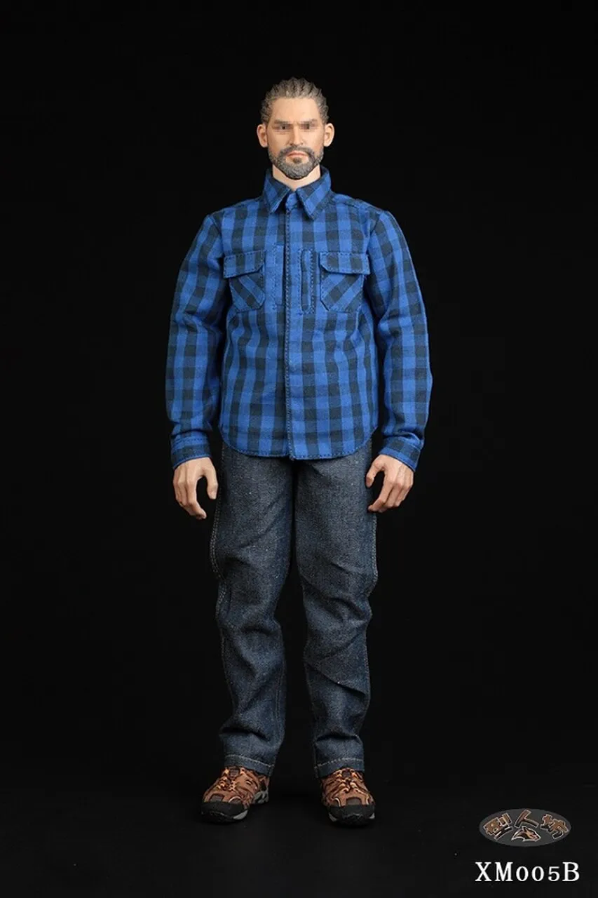 Blue Plaid Shirt