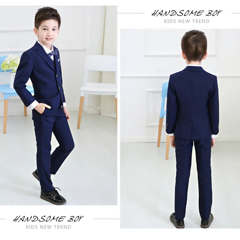 Boys suits for weddings costume Kids tuexdo Children Clothing Set Blazers