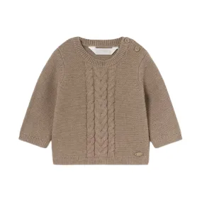 Brown Textured Sweater