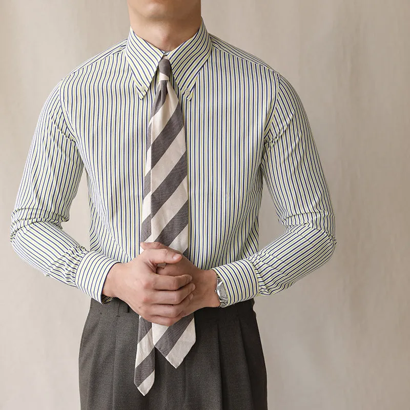 Business Slim Striped Shirt