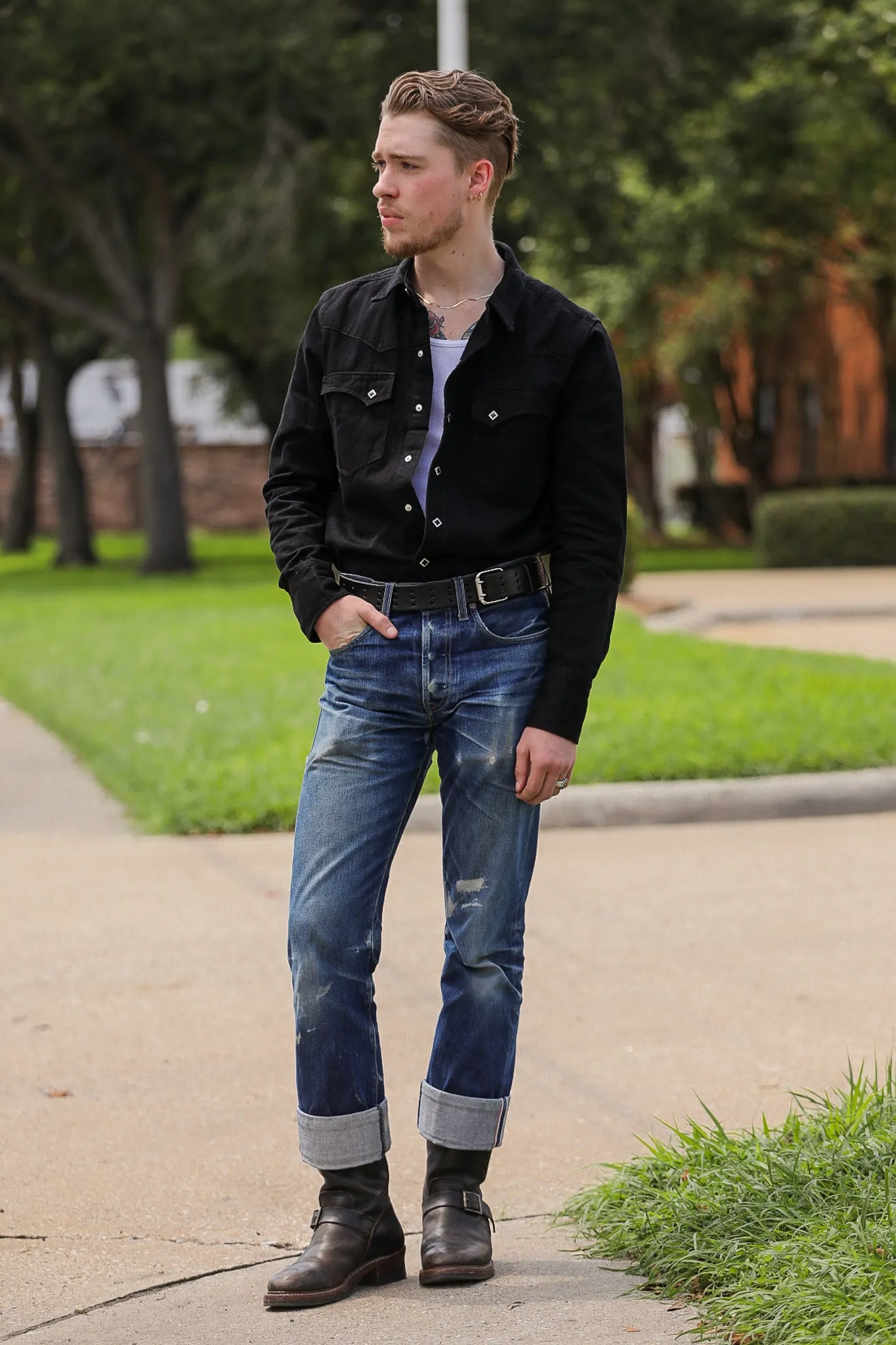 Calico 9oz Black Denim