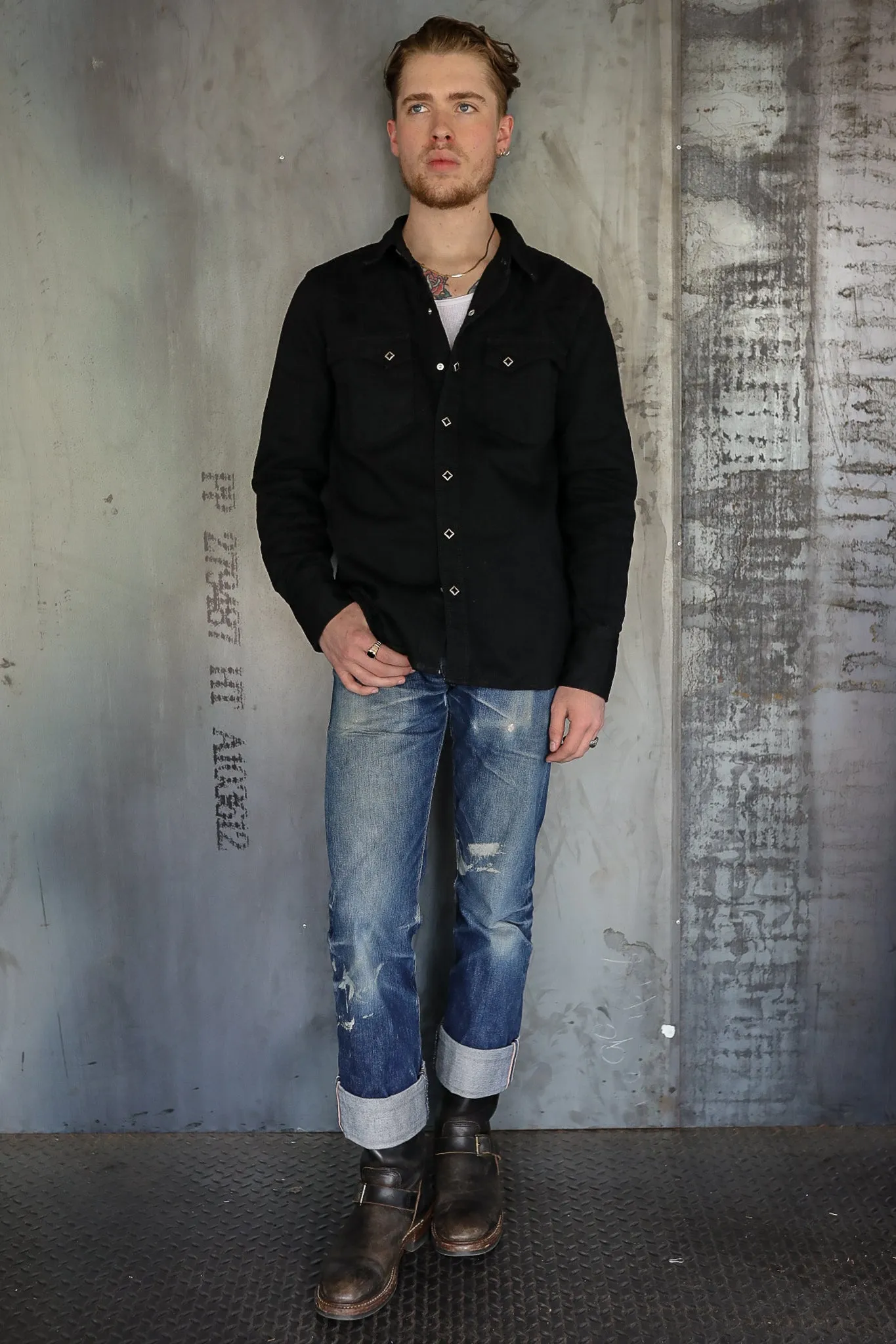 Calico 9oz Black Denim