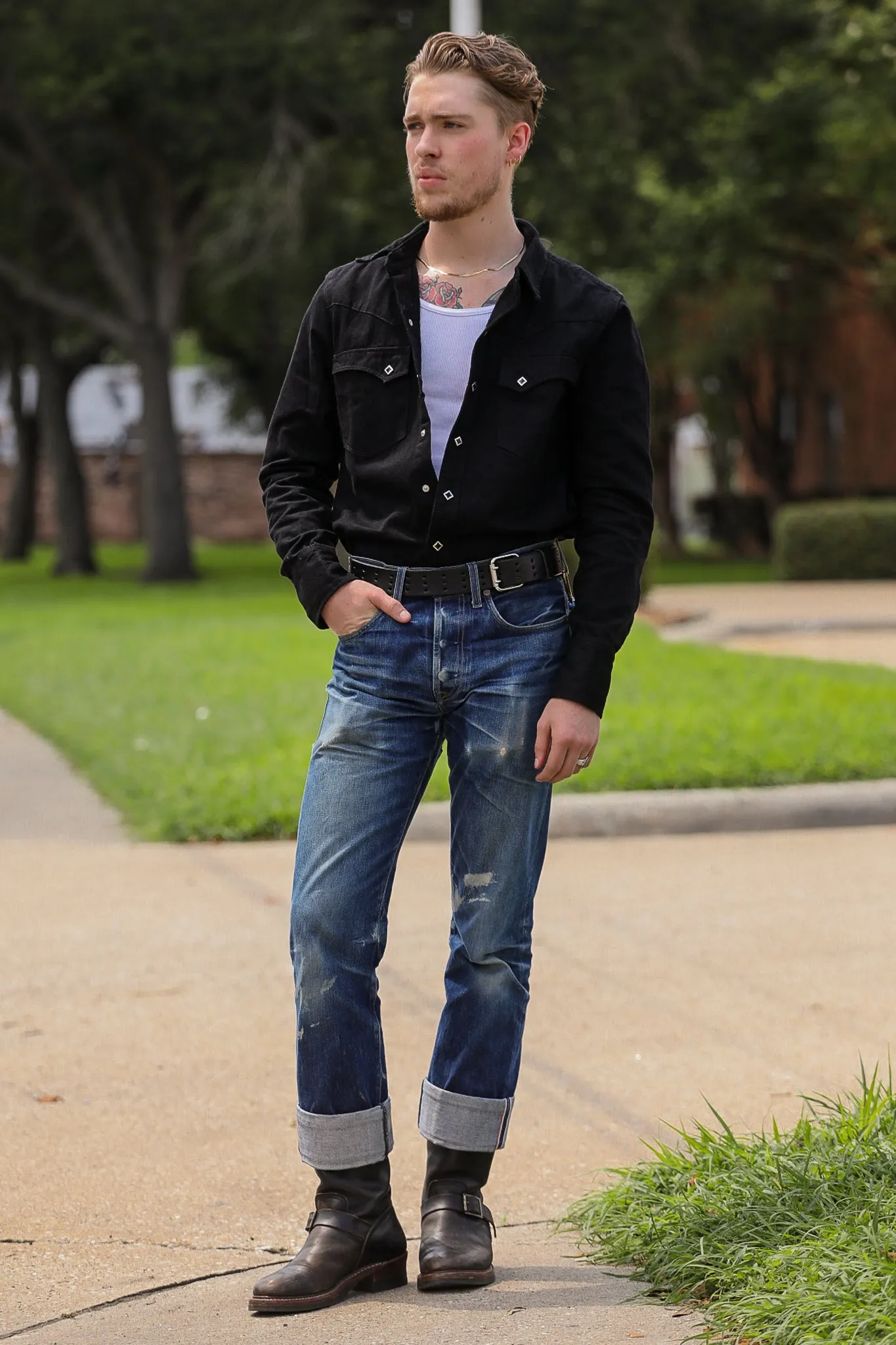 Calico 9oz Black Denim