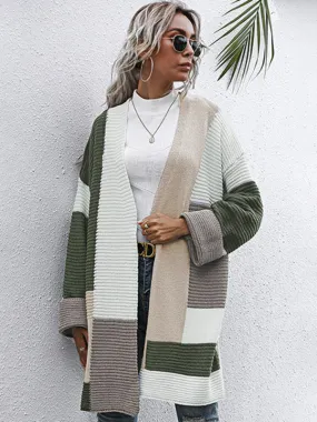 Camryn Lazy Style Thickened Autumn And Winter Long Knitted Cardigan Sweater Coat Women