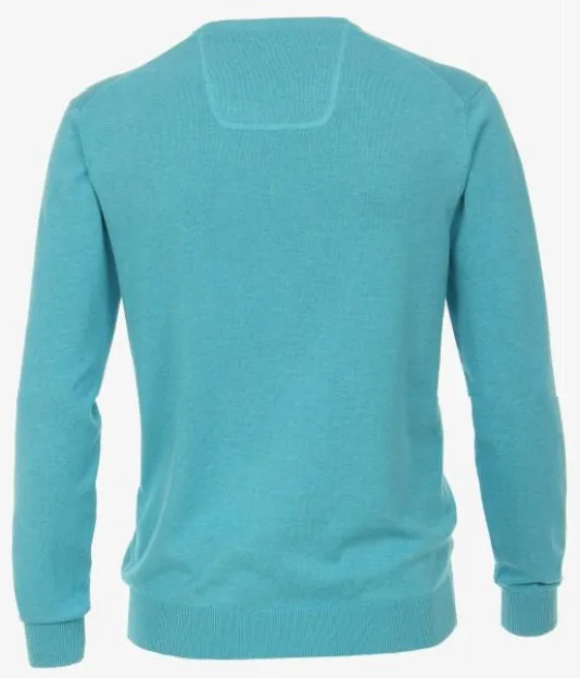 Casa Moda - V Neck Jumper - 396 Turquoise