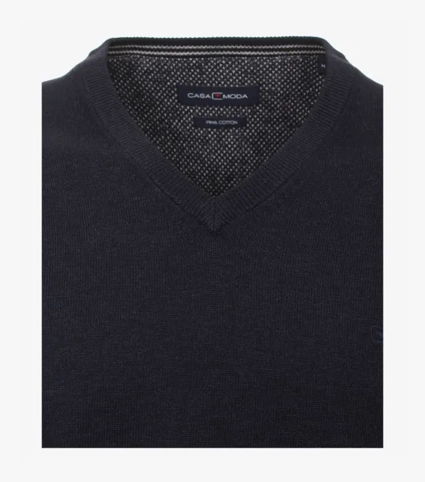 Casa Moda V-Neck Sweater 135 - Navy