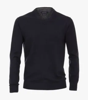 Casa Moda V-Neck Sweater 135 - Navy