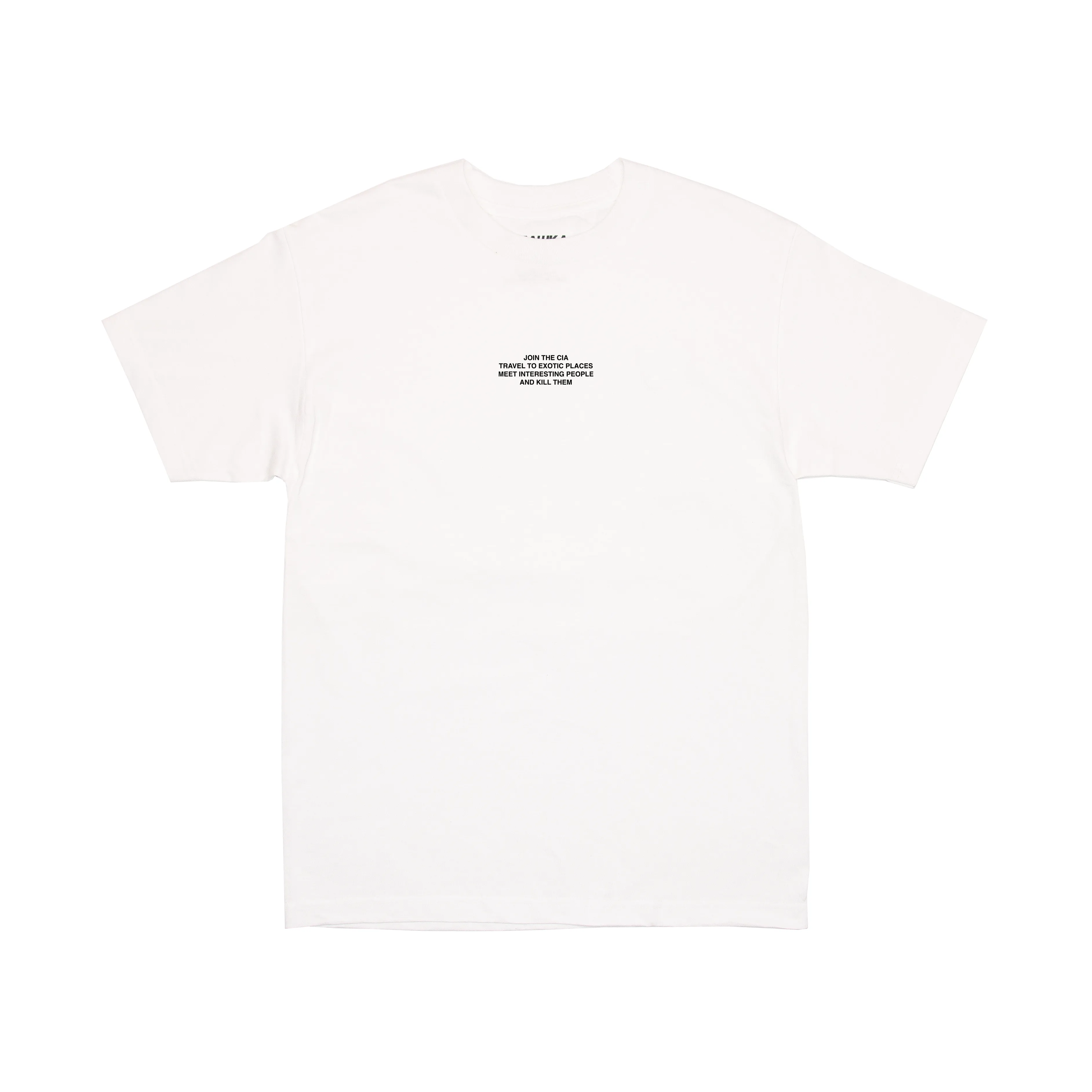 CIA VACATION T-SHIRT WHITE