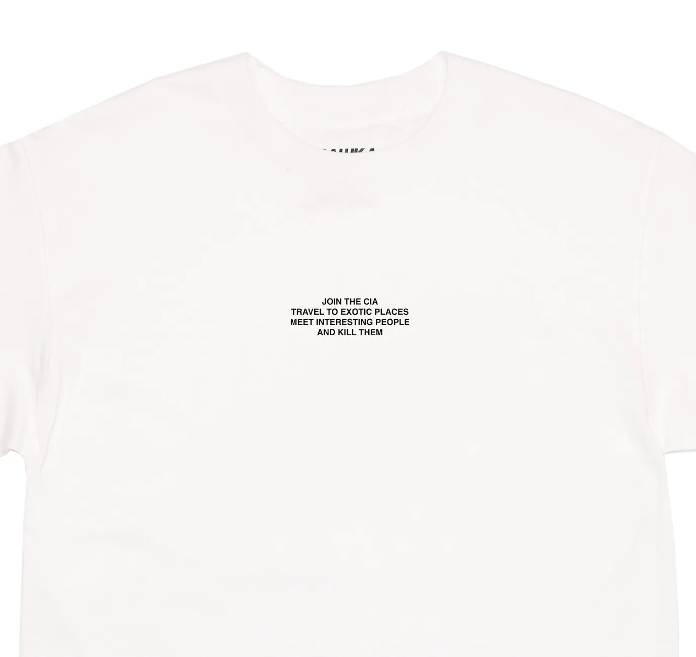 CIA VACATION T-SHIRT WHITE