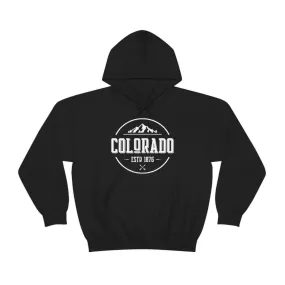 Colorado CO State, I Love Mountain Retro Vintage Home Pride Souvenir USA Gifts Pullover Hoodie Men Women Hooded Sweatshirt