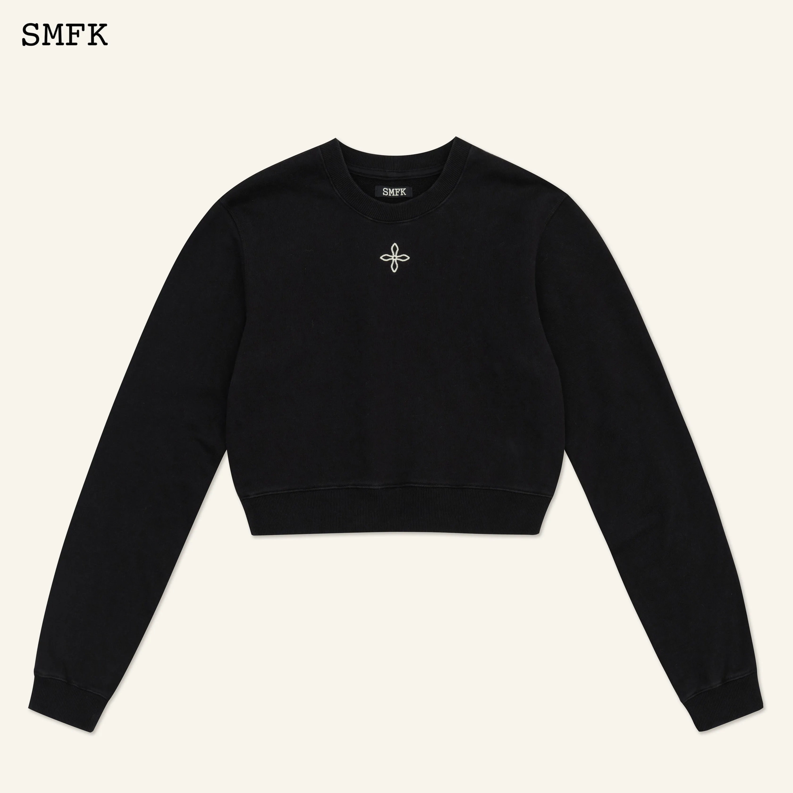 Compass Rush Slim Fit Sweatshirt Black