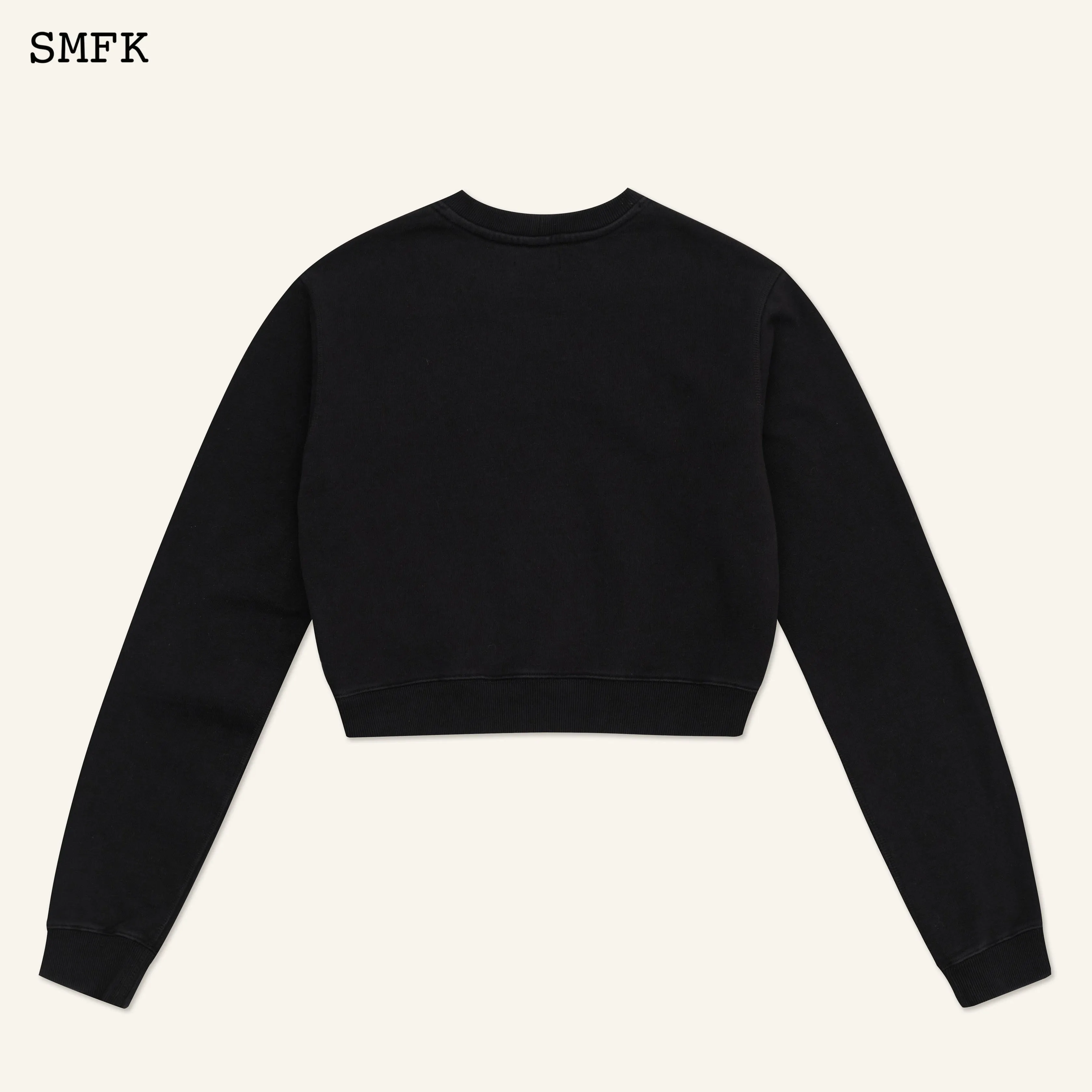 Compass Rush Slim Fit Sweatshirt Black