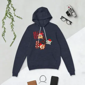 Cute Animal Ho Ho Ho Pullover Unisex hoodie