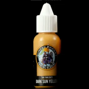 Dark Sun Yellow - Two Thin Coats