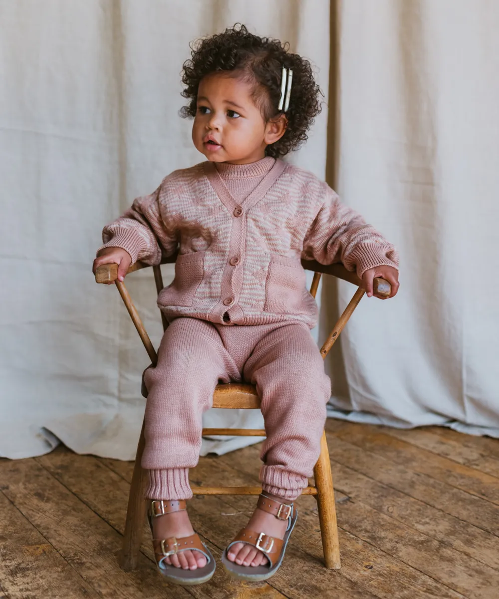 Diamond Cardigan - Pink Earth