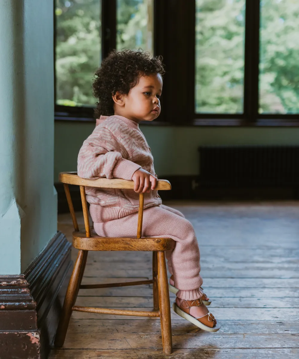 Diamond Cardigan - Pink Earth