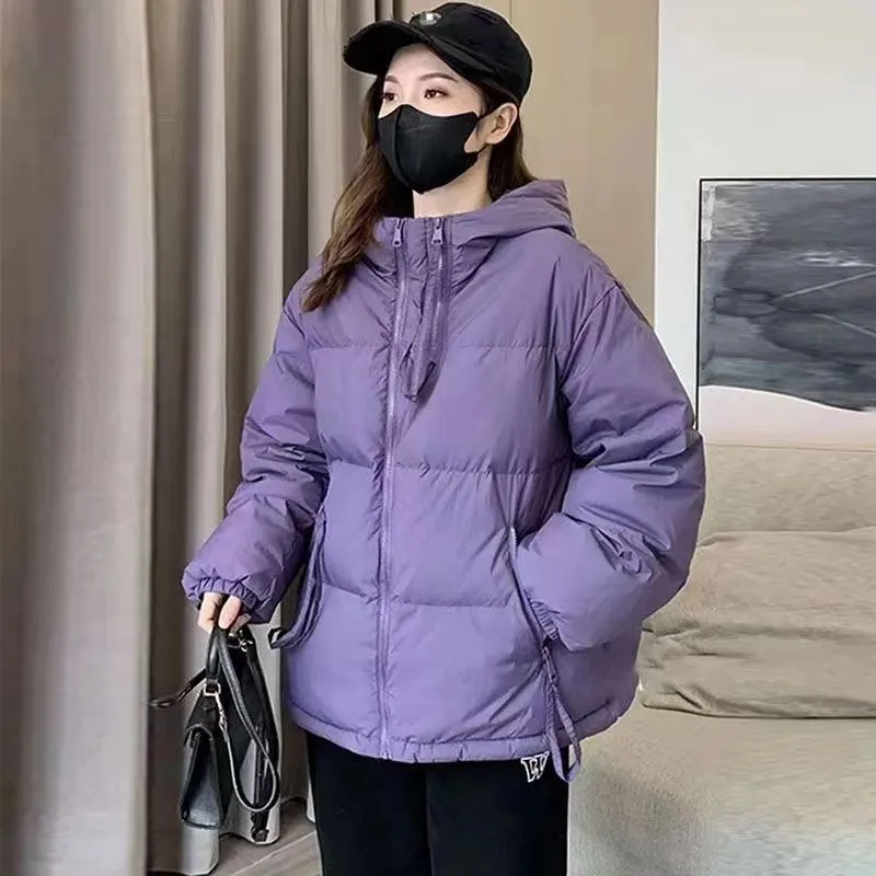 Down cotton-padded clothes women's 2025 new winter popular high-grade thickened cotton-padded jackets, foreign-style small short cotton-padded jackets