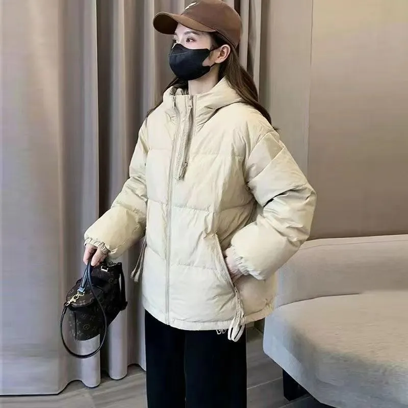Down cotton-padded clothes women's 2025 new winter popular high-grade thickened cotton-padded jackets, foreign-style small short cotton-padded jackets
