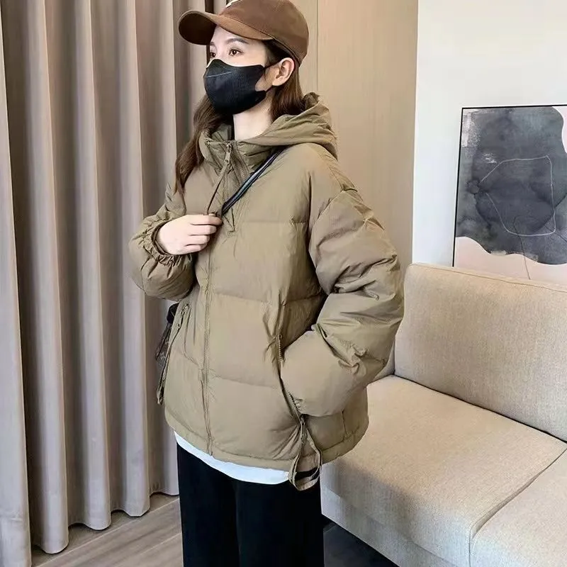 Down cotton-padded clothes women's 2025 new winter popular high-grade thickened cotton-padded jackets, foreign-style small short cotton-padded jackets