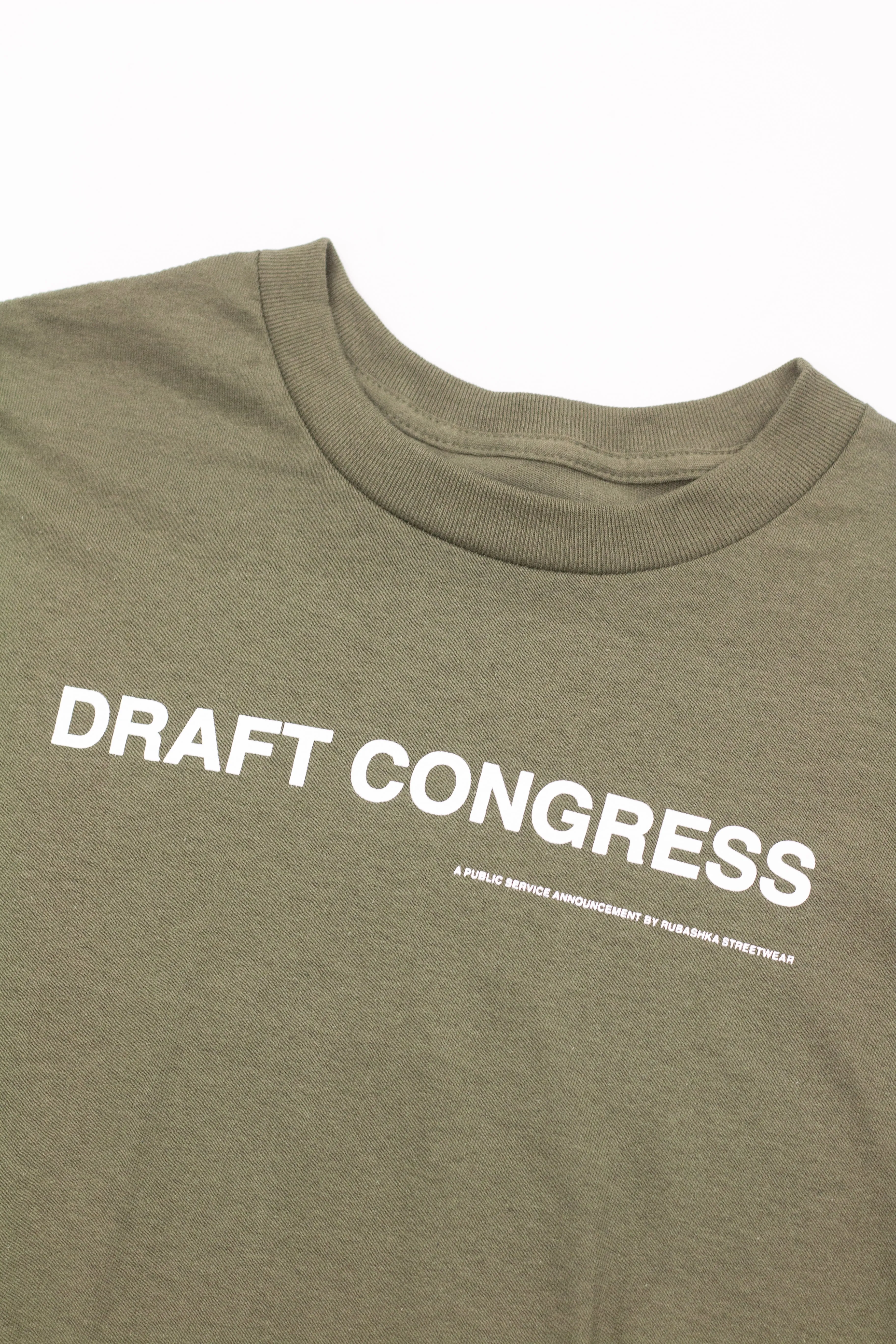 DRAFT CONGRESS T-SHIRT ARMY GREEN