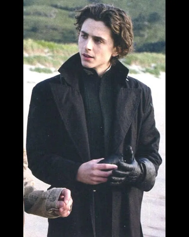 Dune Timothée Chalamet Black Coat