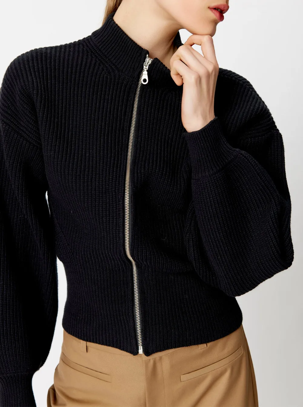 EmblaGZ Knitted Cardigan - Black