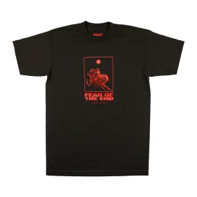 FEAR OF THE END T-SHIRT BLACK/RED