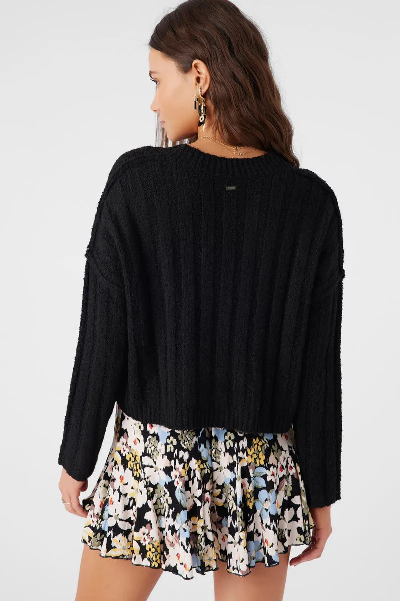Ferris Black Button Caridgan
