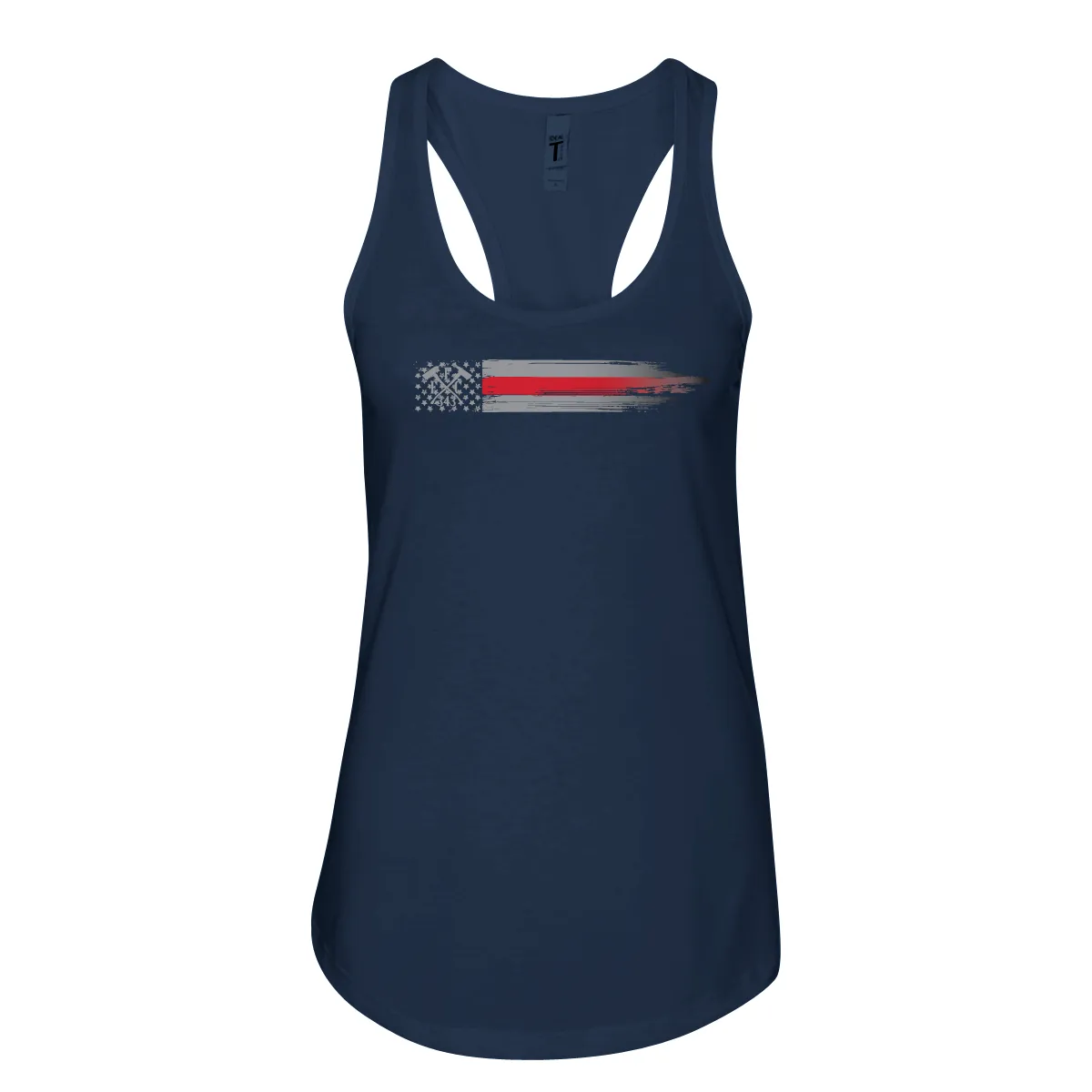 FFC 343 Thin Red Line Stars & Stripes Women's Racerback Tank