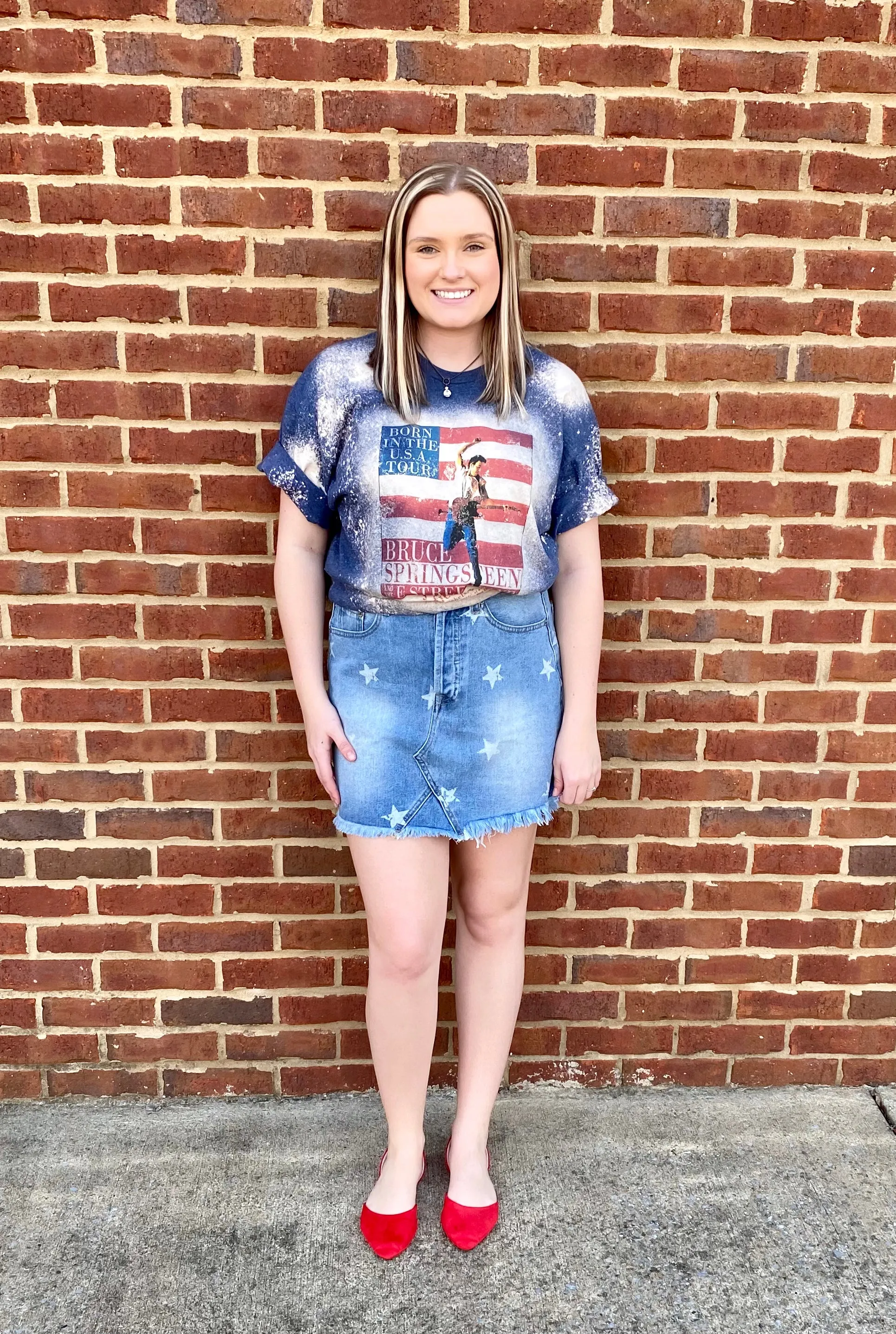 Follow your Star Denim Skirt