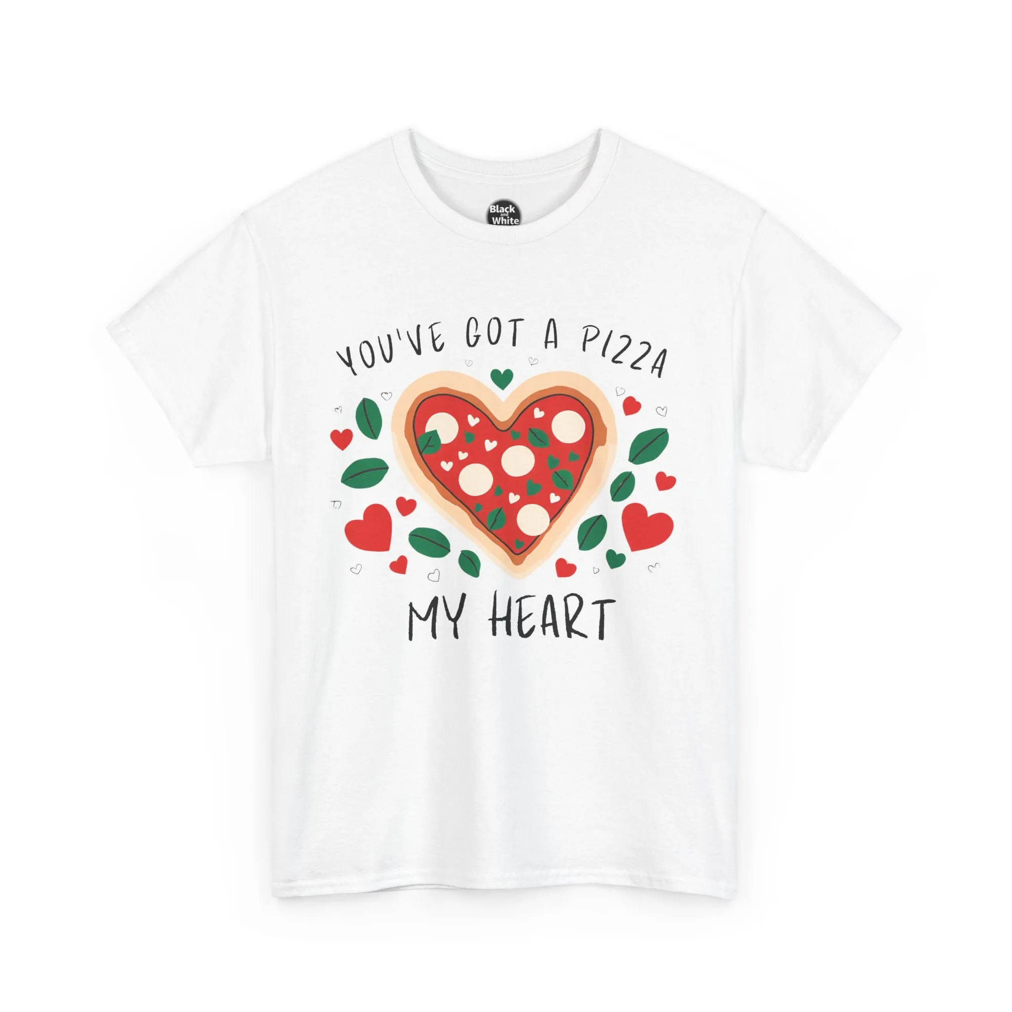 Funny Pizza Couples T-Shirt - 'You've Got a Pizza My Heart' Matching Date Night Shirt, Romantic Gift for Him or Her, Pizza Lovers Tee