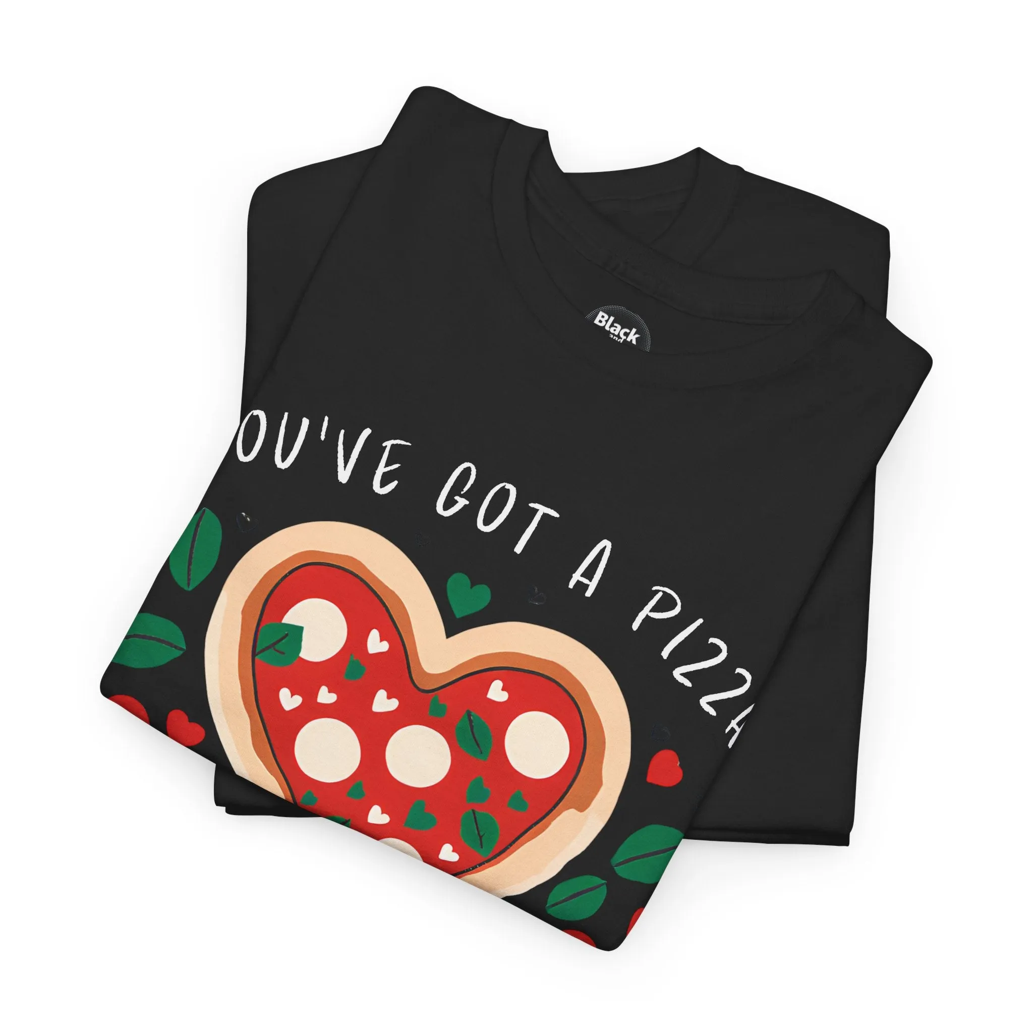 Funny Pizza Couples T-Shirt - 'You've Got a Pizza My Heart' Matching Date Night Shirt, Romantic Gift for Him or Her, Pizza Lovers Tee