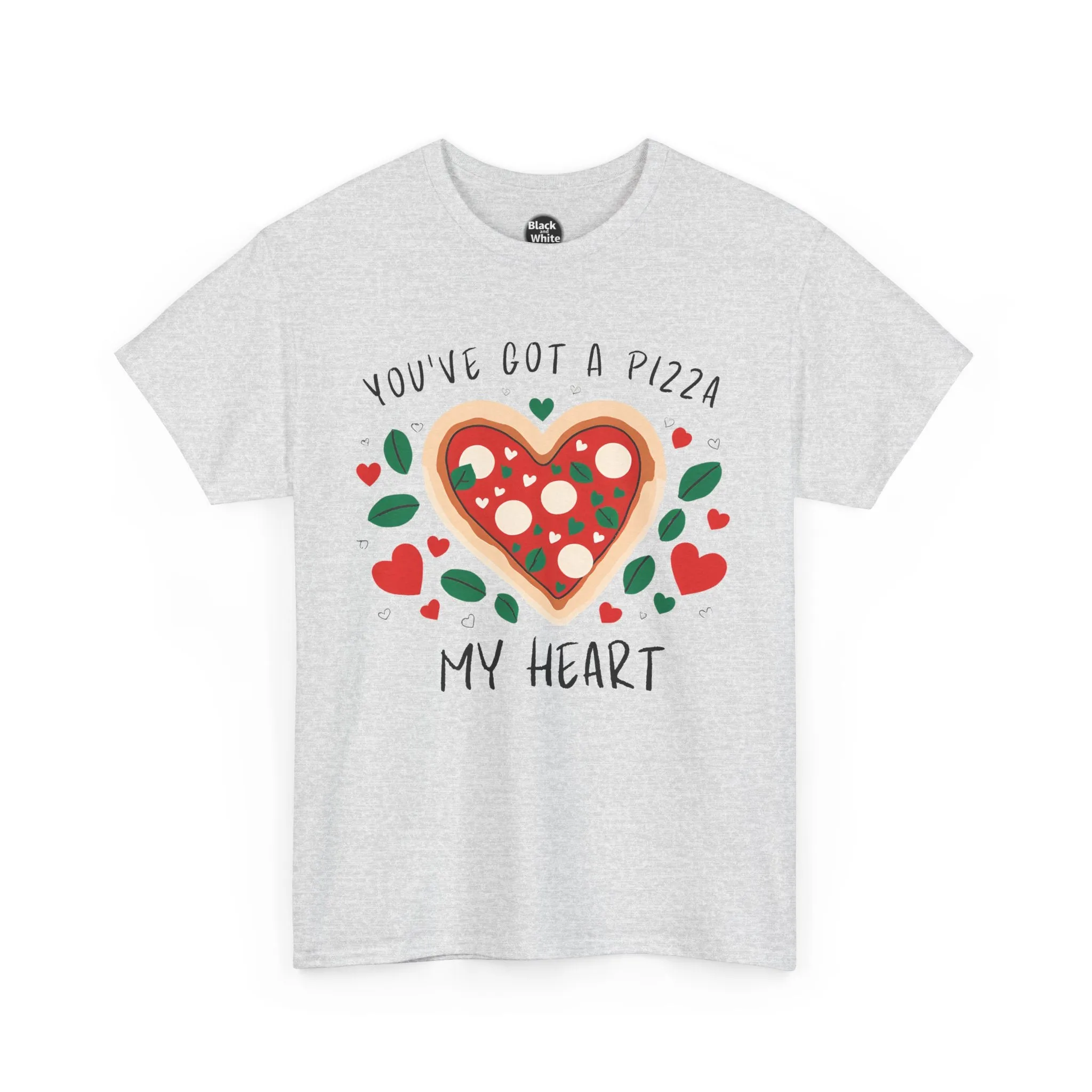 Funny Pizza Couples T-Shirt - 'You've Got a Pizza My Heart' Matching Date Night Shirt, Romantic Gift for Him or Her, Pizza Lovers Tee