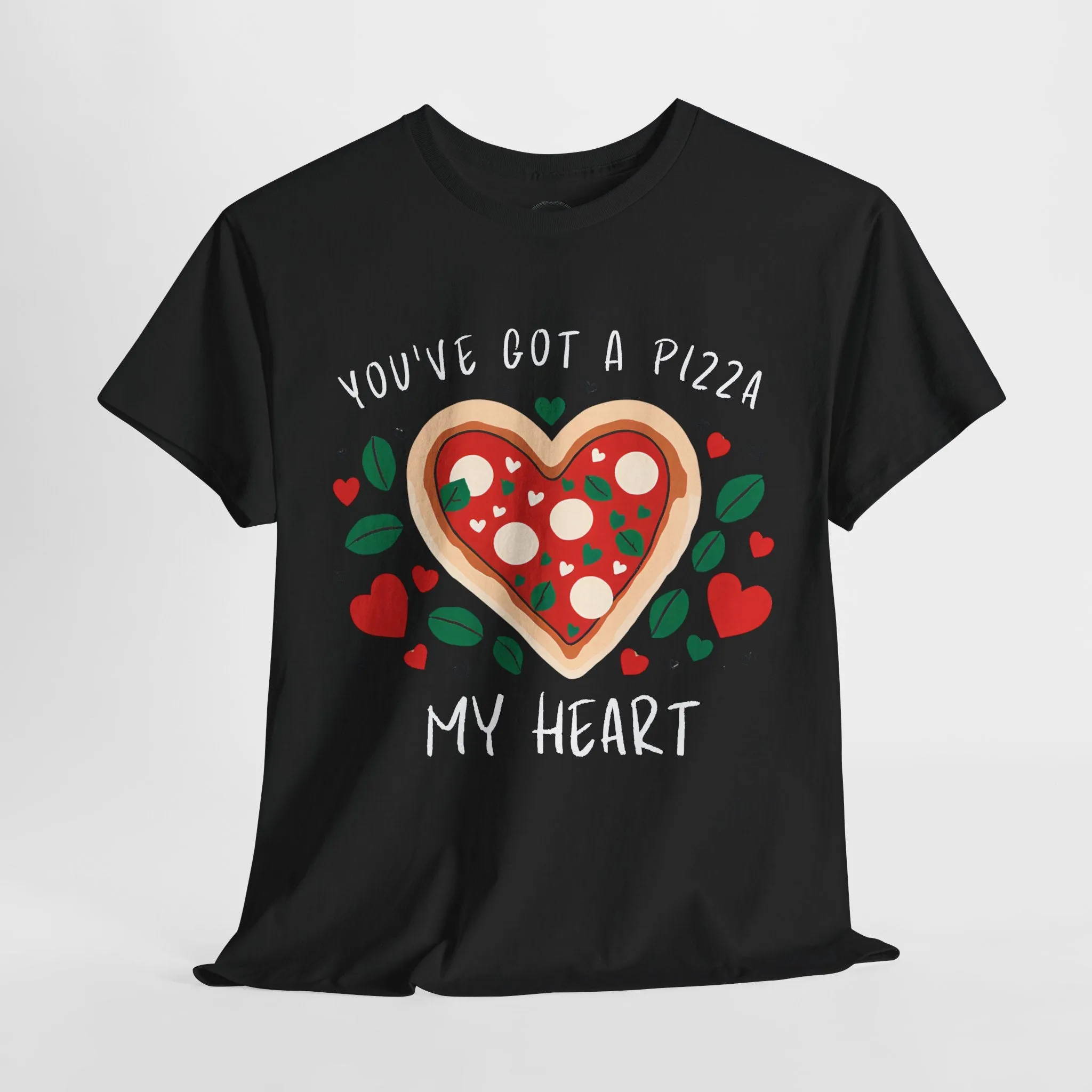 Funny Pizza Couples T-Shirt - 'You've Got a Pizza My Heart' Matching Date Night Shirt, Romantic Gift for Him or Her, Pizza Lovers Tee