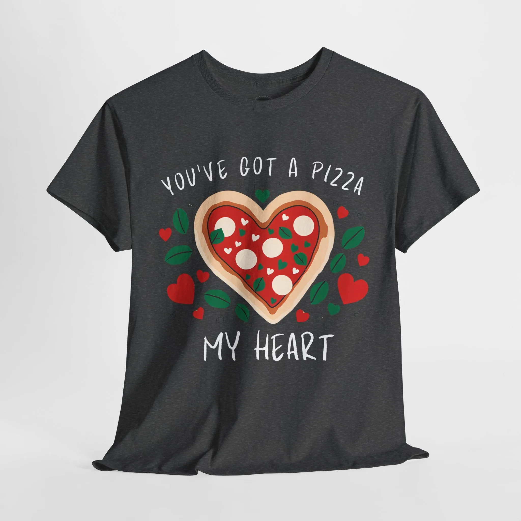 Funny Pizza Couples T-Shirt - 'You've Got a Pizza My Heart' Matching Date Night Shirt, Romantic Gift for Him or Her, Pizza Lovers Tee