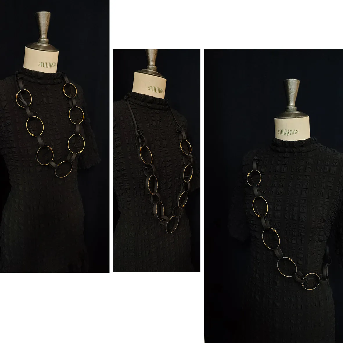 GHALIA long necklace Antic Gold