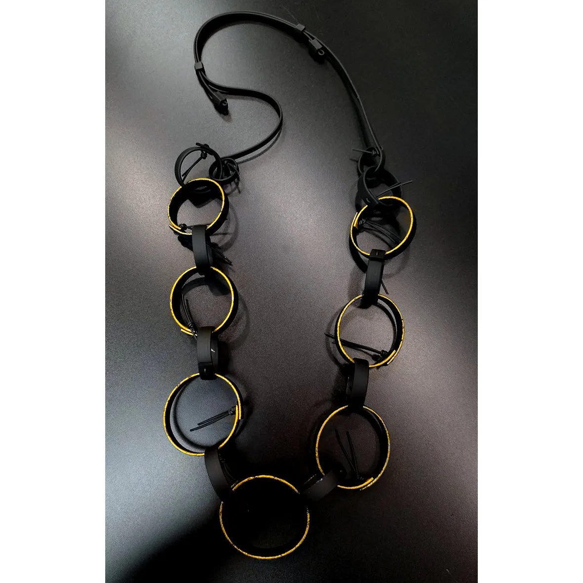 GHALIA long necklace Antic Gold